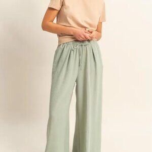 HYFVE Elasticized Waist Wide Leg Pants